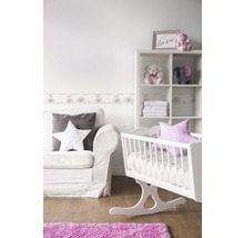 Bordüre selbstklebend 40374-9 Only Border Elefanten rosa grau 5 m x 15 cm