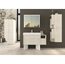Hochschrank Baden Haus Space 190x70 cm weiß Rock