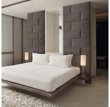 Wandkissen Fancy taupe Gewebte-Optik 30 x 60 cm-thumb-0