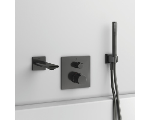 Wannenarmatur mit Handbrause zur Wandmontage