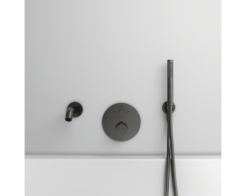 Aufputz-Badewannenarmatur mit Handbrause