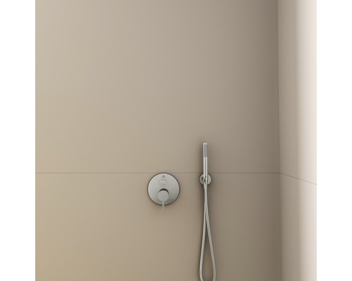 Aufputz Duscharmatur mit Handbrause und Brauseschlauch