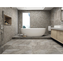 Feinsteinzeug Wand- und Bodenfliese Dover Natural 45 x 45 cm