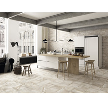 Feinsteinzeug Wand- und Bodenfliese Brooklyn greige 33,15 x 33,15 cm