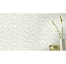 Tapete mit Punktmuster und minimalistischer Dekoration