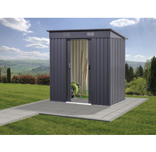 Gartenhaus mit Pultdach I 195 x 121 cm anthrazit