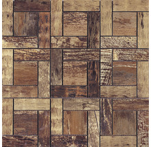 Mosaik Chalet Casse Mahagonie 30x30 cm-thumb-3