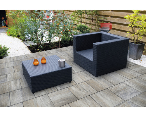 Beton Terrassenplatte Lamisa muschelkalk 30 cm x 30 cm x 4 cm