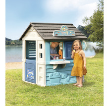 Smoby Spielhaus mit Kindern im Garten
