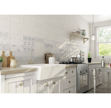 Feinsteinzeug Dekorfliese Brick Flor almond 33,15 x 33,15 cm