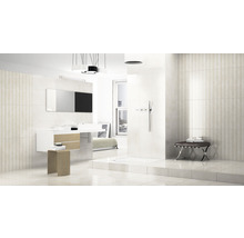 Steingut Wandfliese Marfil Creme 34 x 67 cm