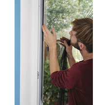 Fliegengitter für Fenster tesa Insect Stop Comfort anthrazit ohne Bohren 130x150 cm-thumb-7
