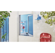 Fliegengitter für Fenster tesa Insect Stop Comfort anthrazit ohne Bohren 130x150 cm-thumb-12