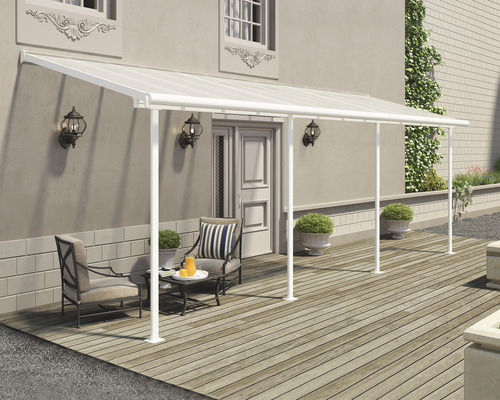 Terrassenüberdachung PALRAM Sierra 670 x 230 cm weiß