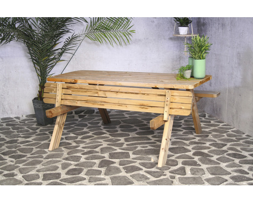 Holz-Picknicktisch für den Garten oder die Terrasse