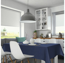 Tischdecke Style Leinen blau 100 x 140 cm