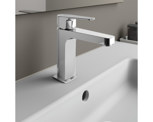 Waschtischarmatur auf einem Waschbecken