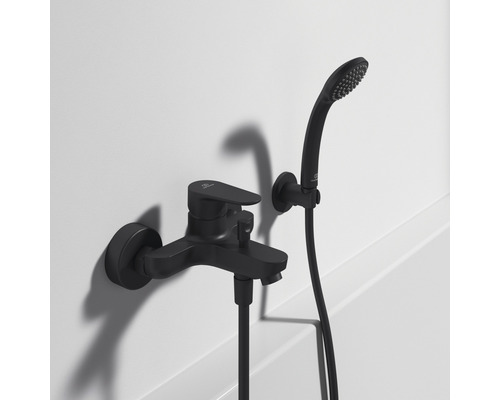 Brausegarnitur mit Einhebelmischer zur Wandmontage