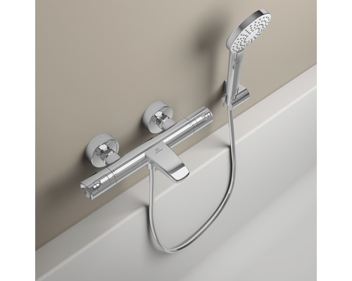Aufputz-Badewannenarmatur mit Handbrause