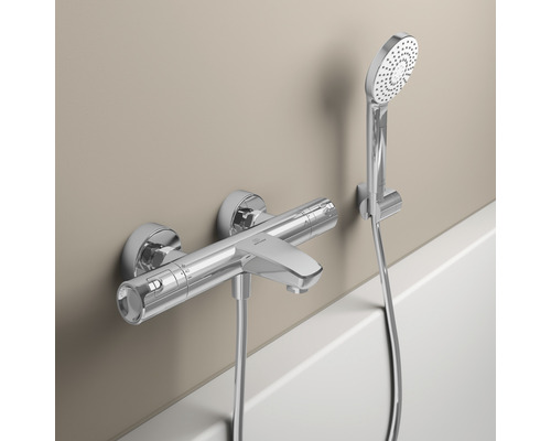 Aufputz-Badewannenarmatur mit Handbrause