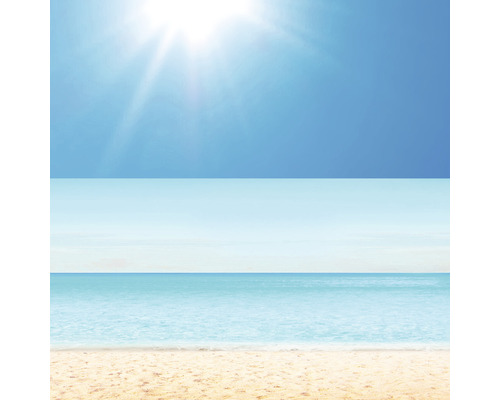 Strand mit Meer und Himmel