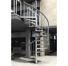 Pertura Aussenspindeltreppe Sania Ø 155 cm mit Lochblechstufen und Geländer 16 Stufen/17 Steigungen-thumb-40 Pertura Aussenspindeltreppe Sania Ø 155 cm mit Lochblechstufen und Geländer 16 Stufen/17 Steigungen-thumb-40
