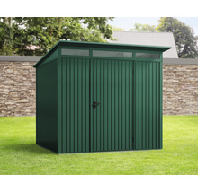 Gartenhaus Hörmann EcoStar Trend-P Typ 2 RAL6005 Einzeltür 247,9 x 283,4 cm grün