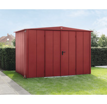 Gartenhaus Hörmann EcoStar Elegant-S Typ 3 RAL3004 Doppeltür 323,6 x 247,7 cm rot
