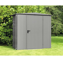 Metall Gerätehaus mit Doppeltür im Garten