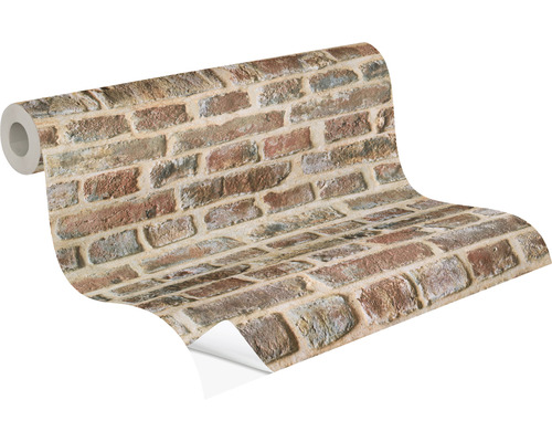 Tapetenrolle mit Backsteinmuster