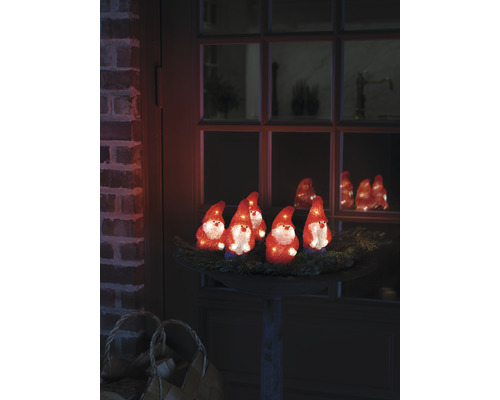 Acryl LED Weihnachtsmann, Konstsmide | 5er-Set, HORNBACH ww