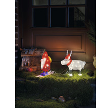 Konstsmide LED Acryl Weihnachtsmann/Rentier, ww