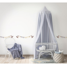 Bordüre 45855 Kids Walls Vögel Luftballon weiß gelb blau 5 m x 17,5 cm