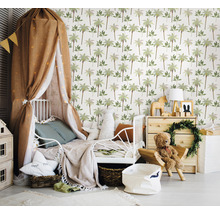 Vliestapete 45882 Kids Walls Bäume Dschungel grün braun