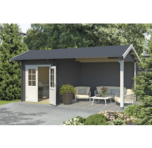 Gartenhaus Kenzo inkl. Fußboden 580 x 389,3 cm carbongrau