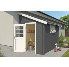 Gartenhaus Jura 2 214,6 x 295 cm carbongrau