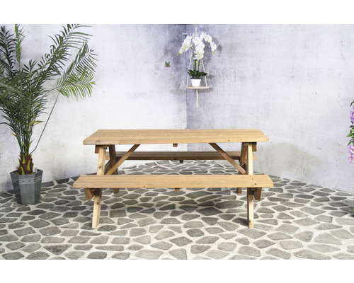 Picknicktisch aus Holz für den Außenbereich