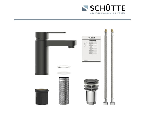 Schütte Einhebelmischer mit Zubehör für Waschtische