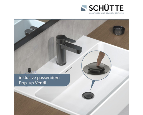 Waschtisch mit Armatur und inklusivem Pop-up Ventil