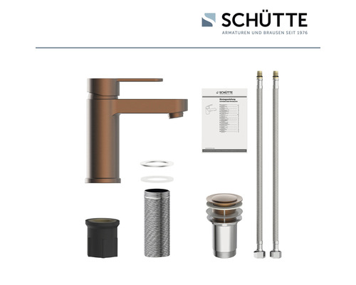 Waschtischarmatur mit Zubehör