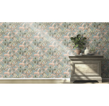 Vliestapete 485257 Florentine III Palmen blau
