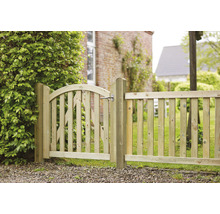 Gartenzaun und Gartentür aus Holz