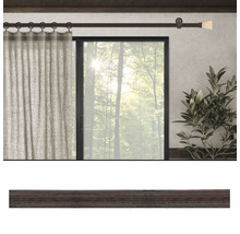 Gardinenstange Boheme Nature Line esche nussbraun 250 cm Ø 28 mm