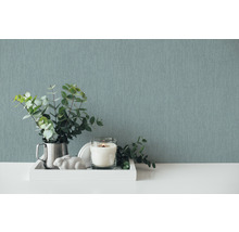 Vliestapete 38599-4 #Hygge Strukur Uni blau