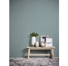 Vliestapete 38599-4 #Hygge Strukur Uni blau