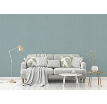 Vliestapete 38599-4 #Hygge Strukur Uni blau