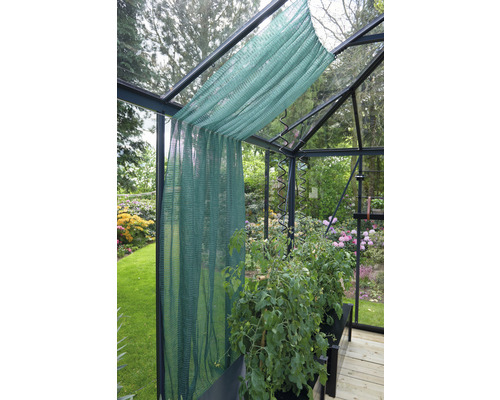  Schattiernetz Schattierungsnetz Garten, 3x3m Schwarz Schattennetz  mit Ösen, 90%-95% UV-Beständiges, für Garten Pflanze Gewächshaus Scheune  Außen Hof…