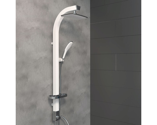 Brausegarnitur mit Kopf- und Handbrause für das Badezimmer