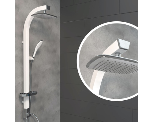 Duschsäule mit Kopf- und Handbrause