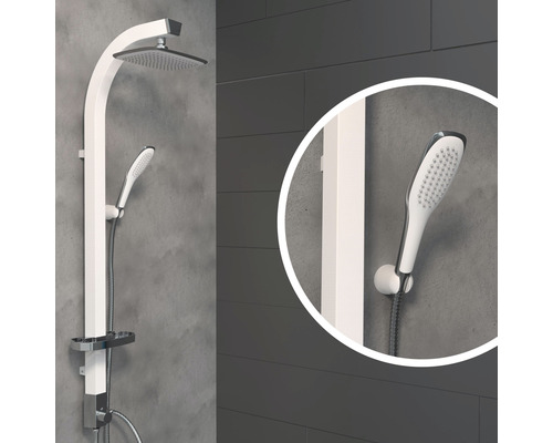 Duschsäule mit Kopf- und Handbrause für Badezimmer